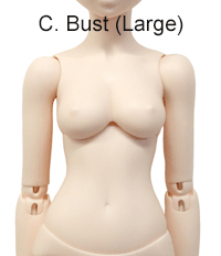 fairyland minifee active girl bust