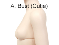 fairyland minifee active girl bust