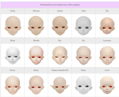 minifee sculpts