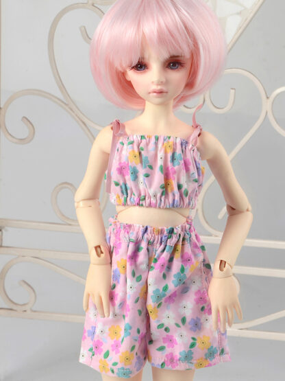 dollmore msd pink floral summer set