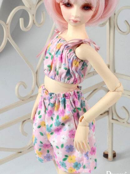 dollmore msd pink floral summer set