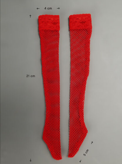 dollmore msd red net stockings