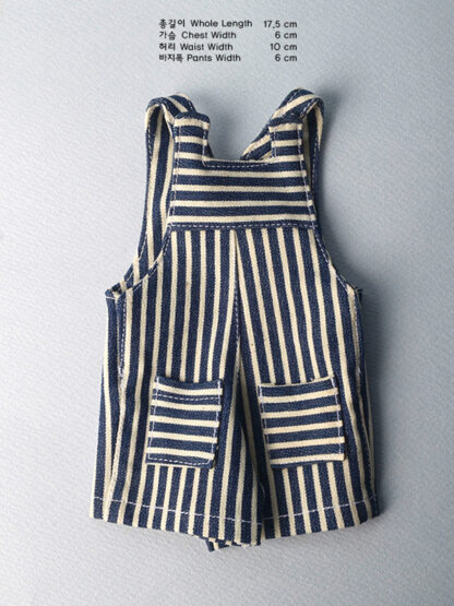 dollmore msd varva striped shortalls