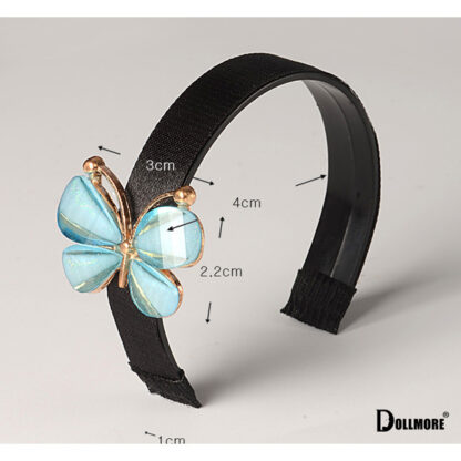dollmore sd msd blue butterfly headband