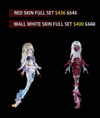 Bone Mermaid Liliya Full Set, Wall White - Image 32