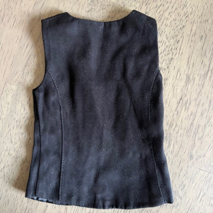 bjd boutique sd gray shirt suede vest