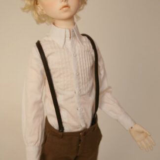 bjd boutique sd white pleated shirt