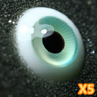 brilliant glass eyes x5