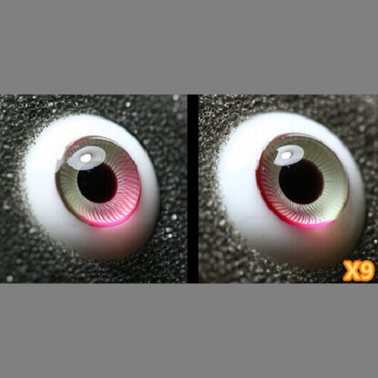 brilliant glass eyes x9