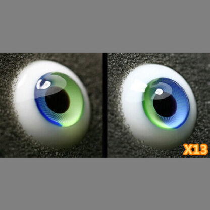brilliant glass eyes x13
