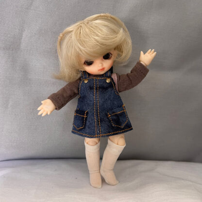 any doll denim jumper