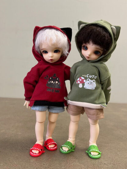 bjd boutique yo sd gato hoodie