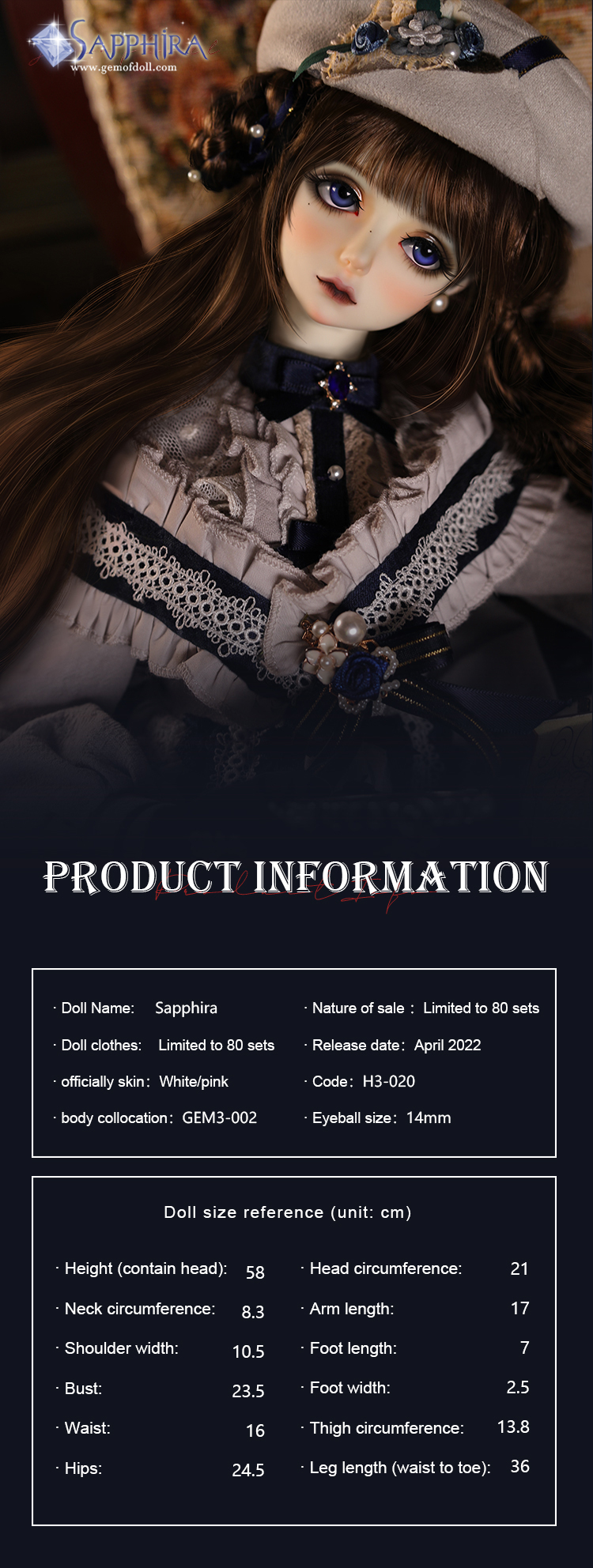 gem of doll sd sapphira