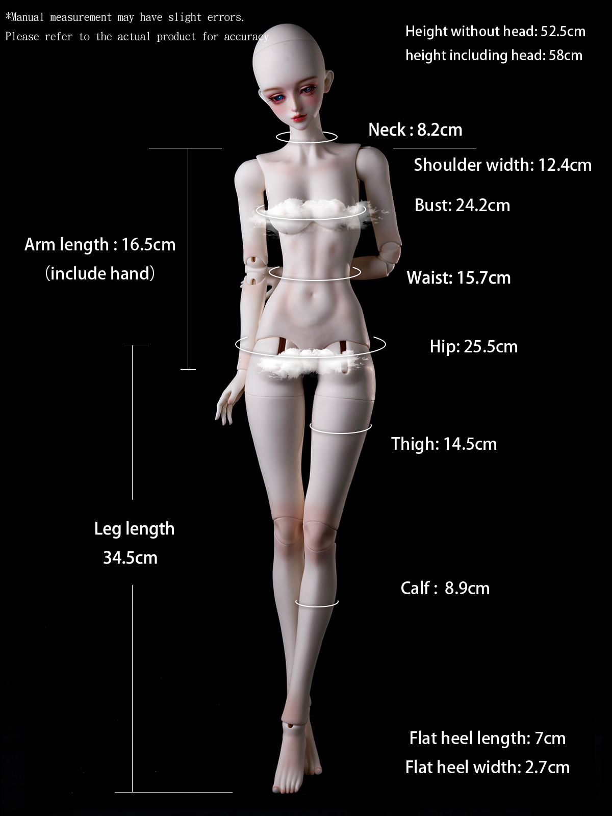 gem sd winnie female body 58cm