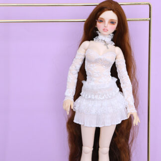 dollmore msd reko lace dress white