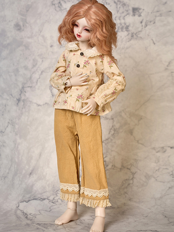 dollmore msd vintage floral blouse