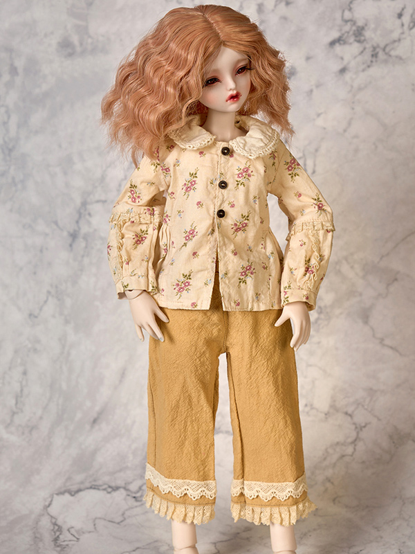 dollmore msd vintage floral blouse