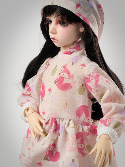dollmore msd zoo hood dress pink