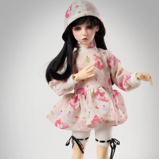 dollmore msd white lace trim shorts