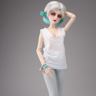 dollmore sd loose white v neck