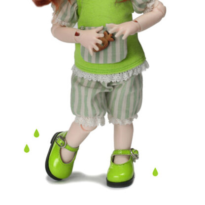 dollmore yo sd basic mary janes lime enamel