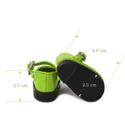 dollmore yo sd basic mary janes lime enamel