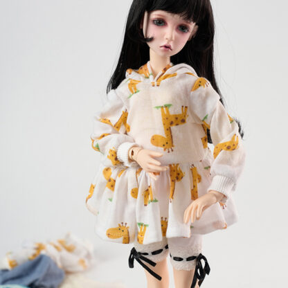 dollmore msd zoo hood dress yellow