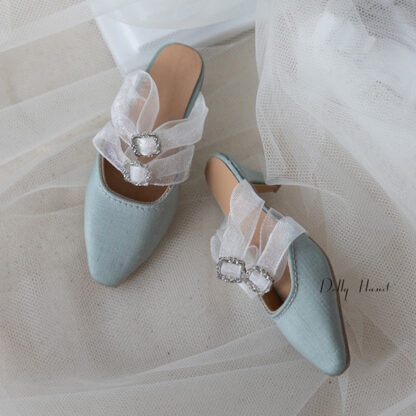dolly planet gatsby shoes green white