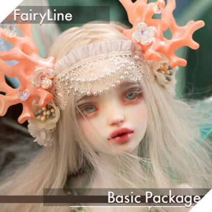 Kyma Mermaid Basic, Natural Skin, Coral Mermaid Tail, Make Up