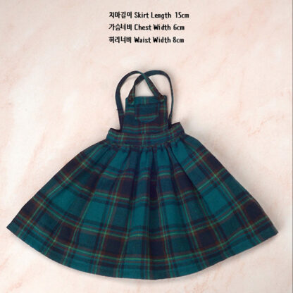 dollmore msd blue overall dress