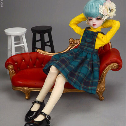 dollmore msd blue overall dress