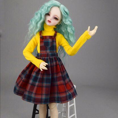 dollmore msd red overall dress