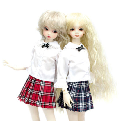 dollmore msd navy plaid skirt
