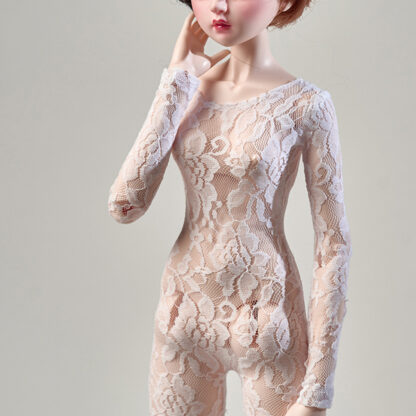 dollmore sd white lace cat suit