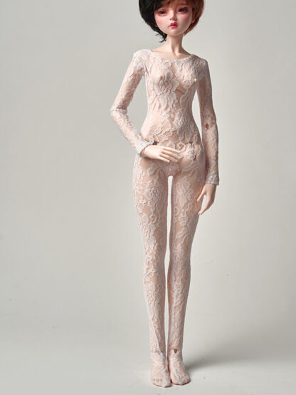 dollmore sd white lace cat suit