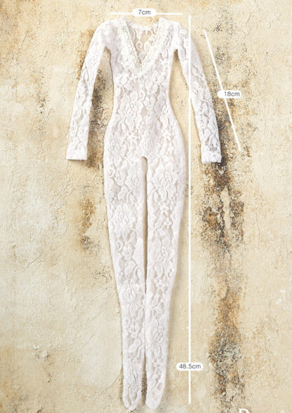 dollmore sd white lace cat suit