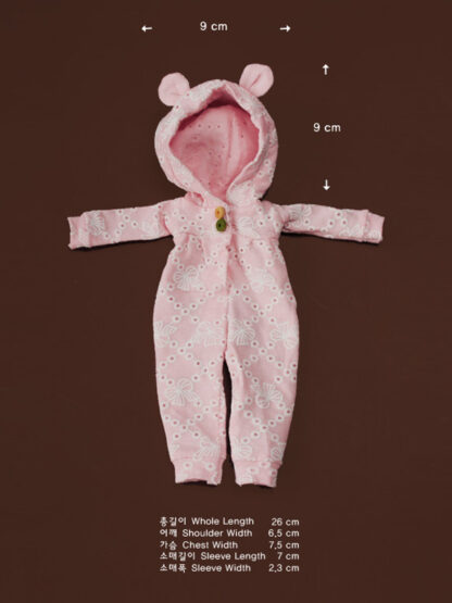 dollmore yo sd moppet onesie pink