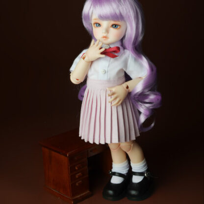 dollmore yo sd pink pleated skirt
