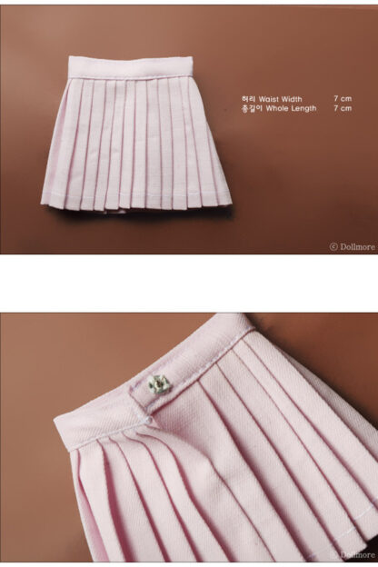 dollmore yo sd pink pleated skirt