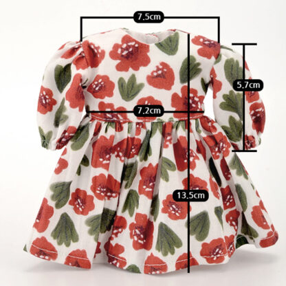 dollmore yo sd red flowers dress