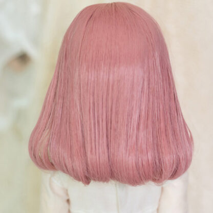 leekeworld candy heart dark pink love art wig