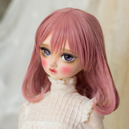leekeworld candy heart dark pink love art wig