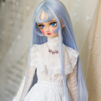 leekeworld orchid blue art wig