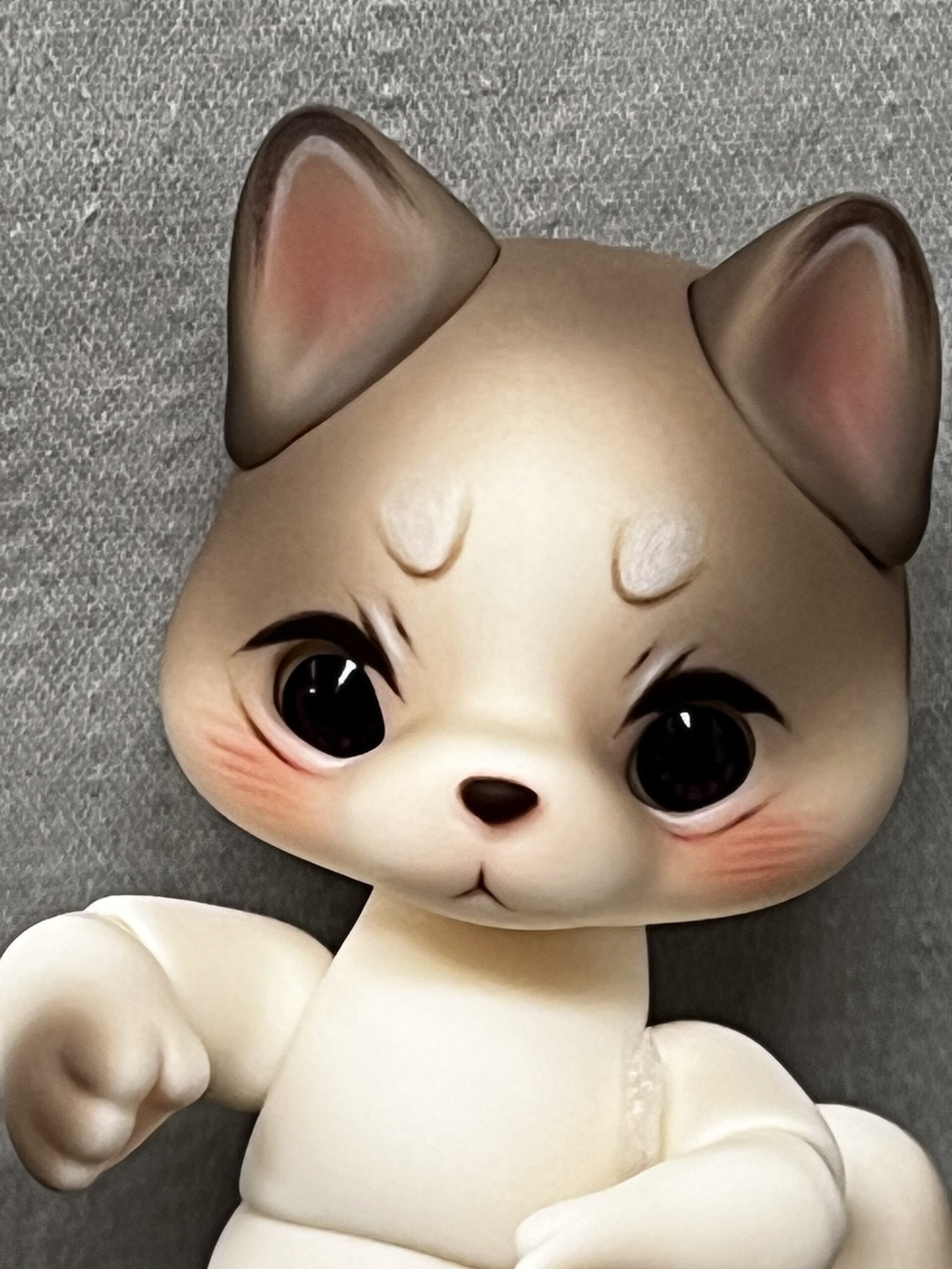 cocoriang arno dog normal pink brown makeup
