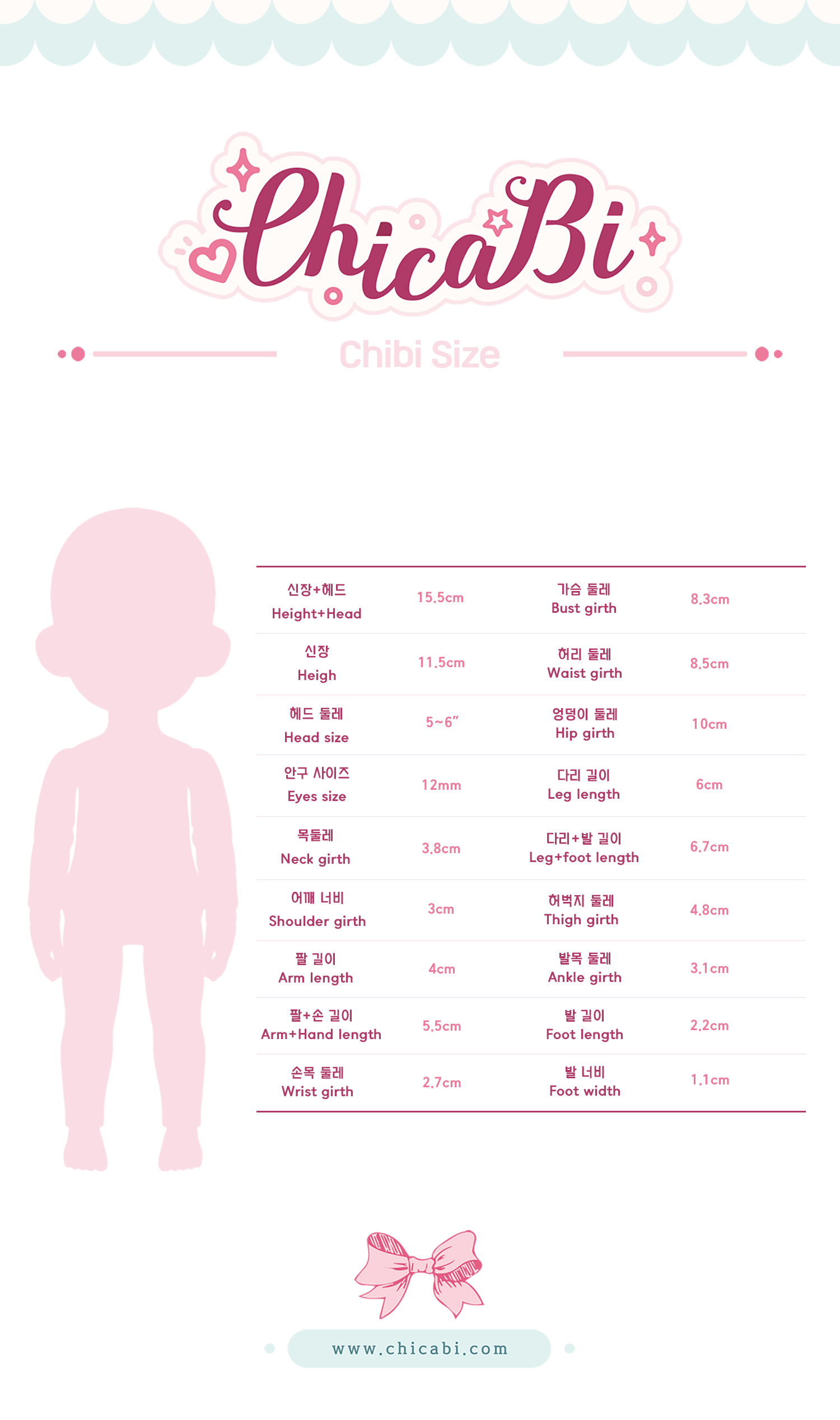 chicabi chibi 16 body