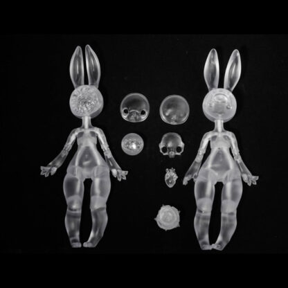 coral reef bjd transparent rabbit a