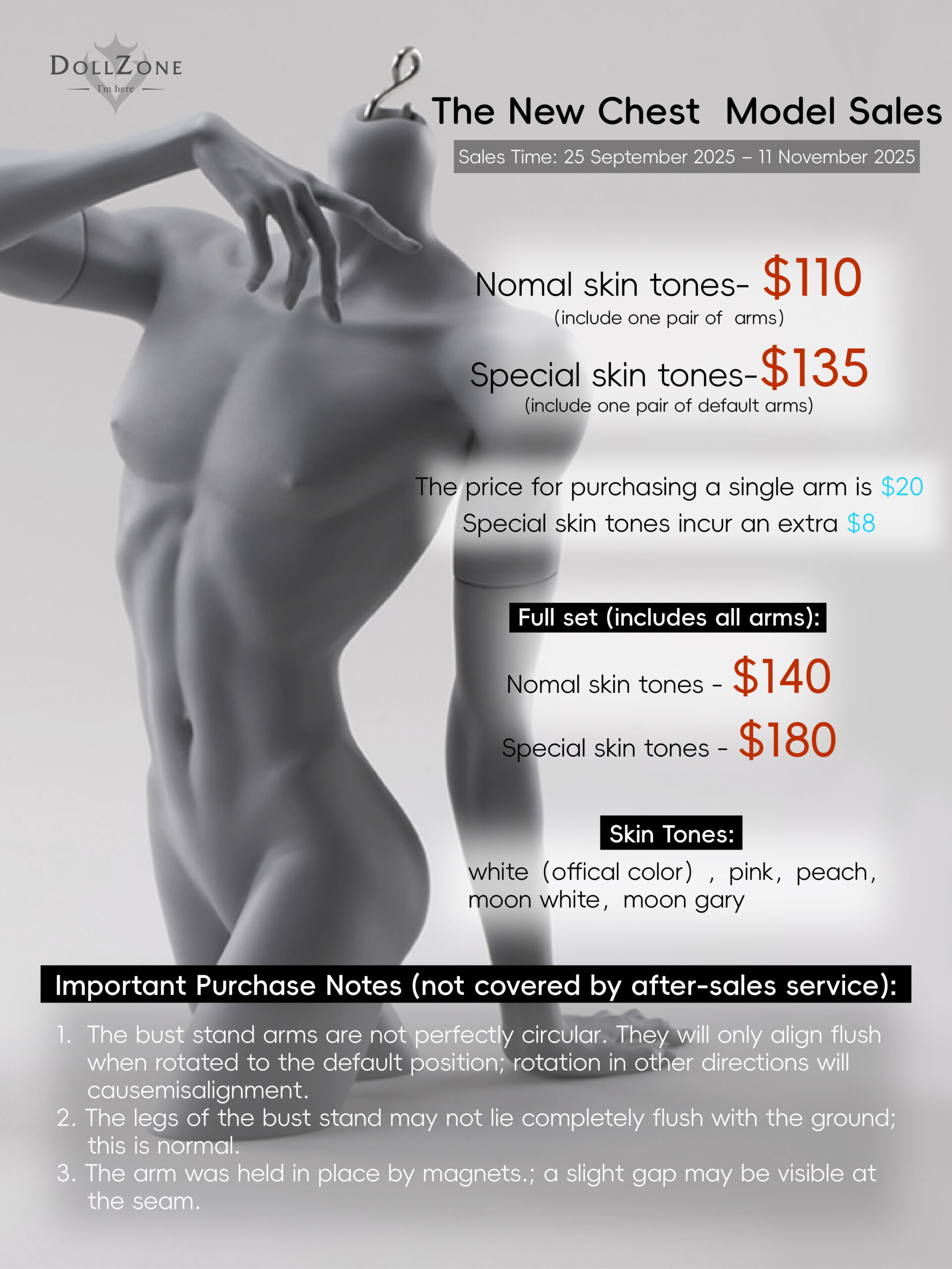dollzone chest model