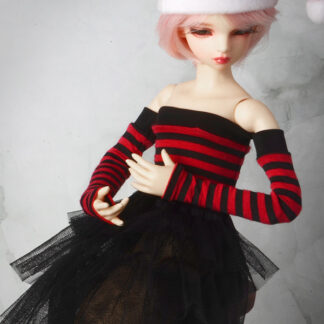 dollmore msd oso crop top red black
