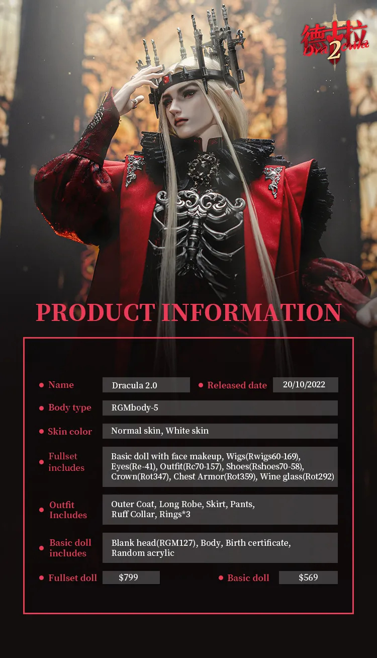 ring doll dracula grown