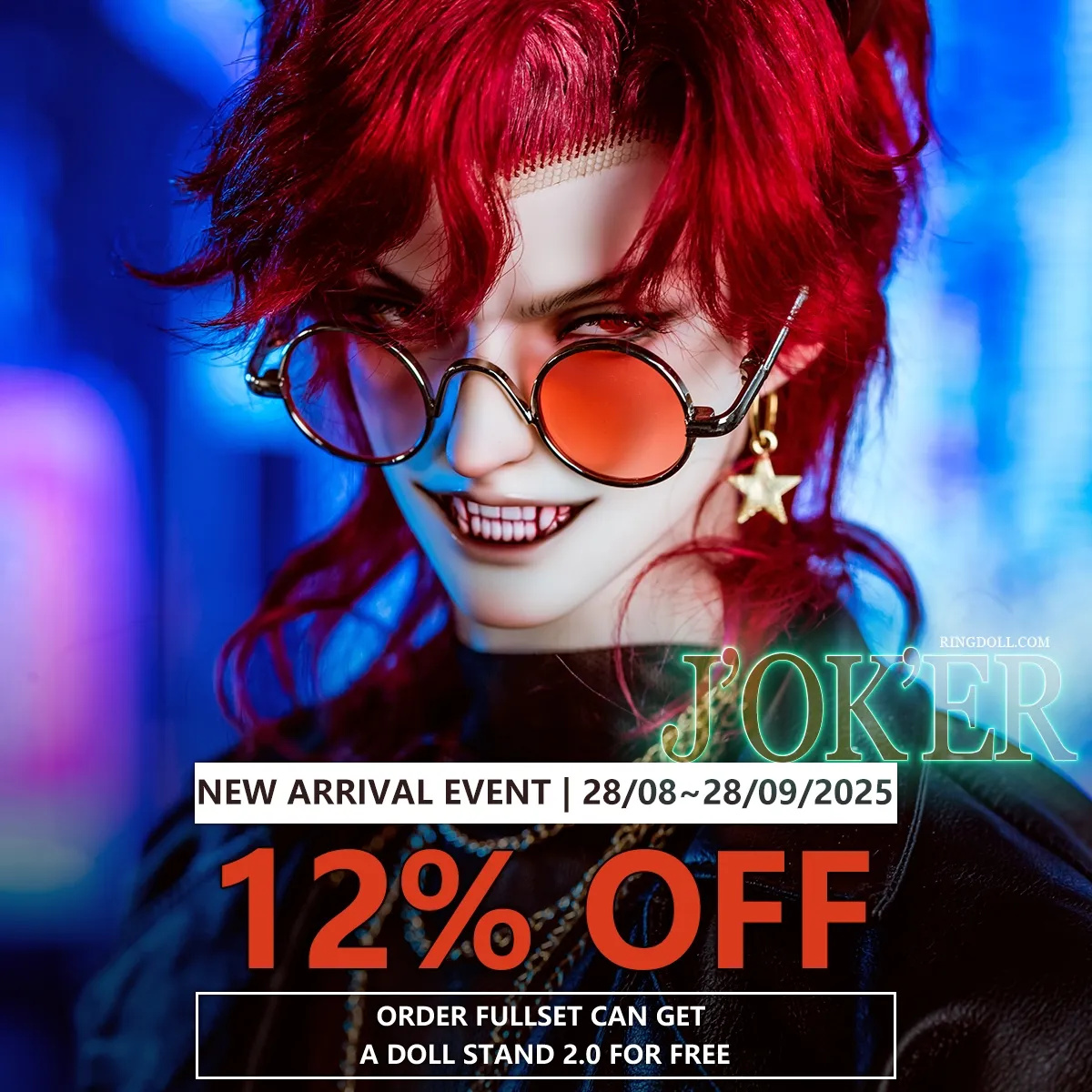 ring doll grown joker style b